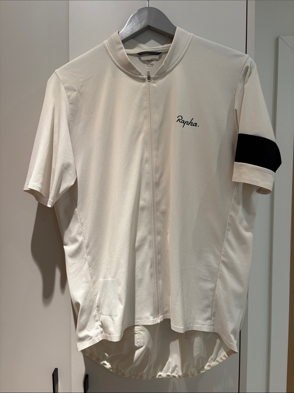 New never worn - Rapha Cream and Navy Cycling Jersey - XX-Large